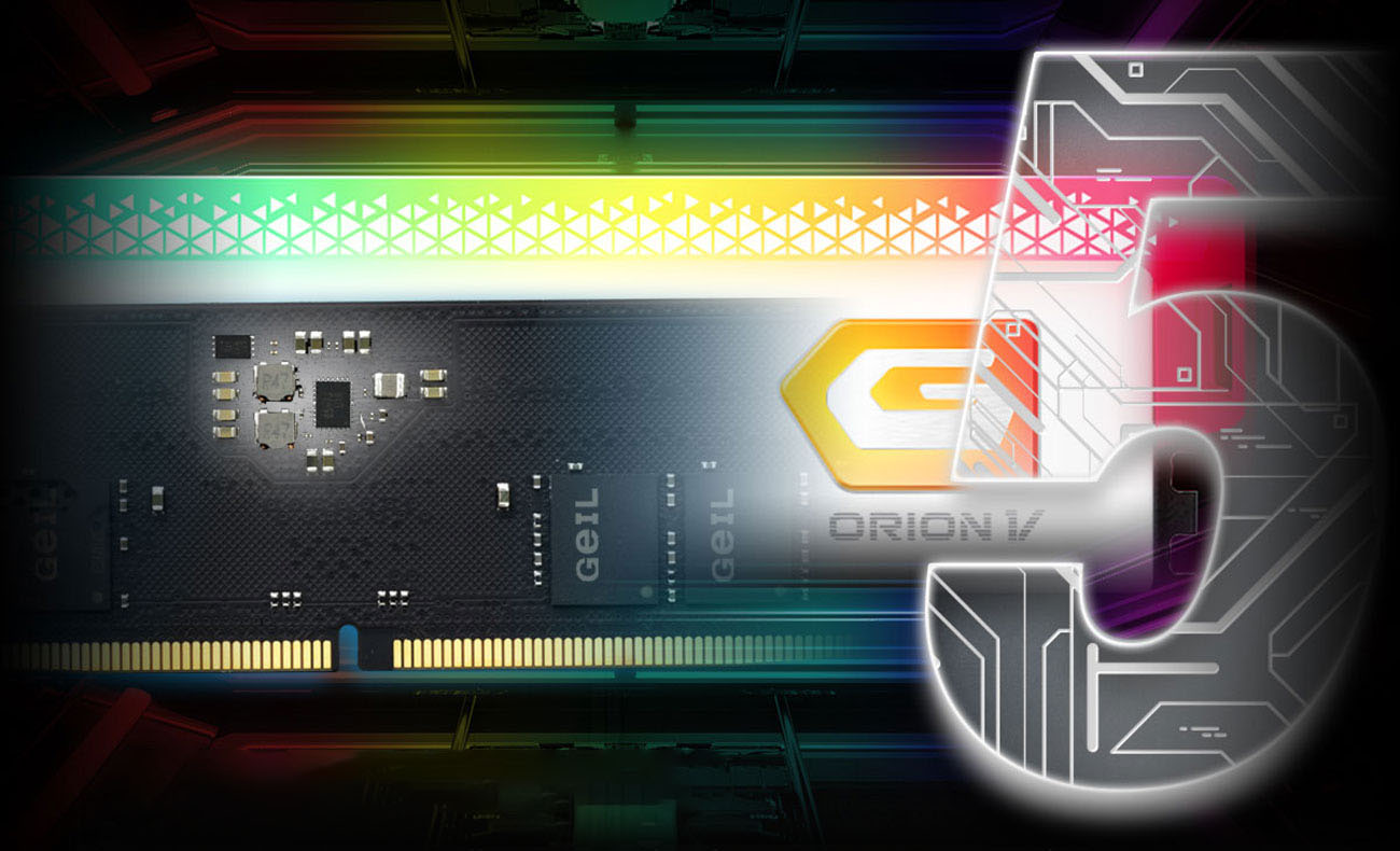 GeIL ORION RGB 32GB (2 x 16GB) 288-Pin PC RAM DDR5 5600 (PC5 44800